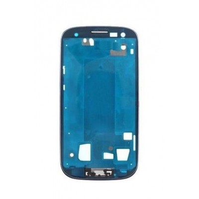 Lcd Frame Middle Chassis For Samsung I9300 Galaxy S Iii Black By - Maxbhi Com