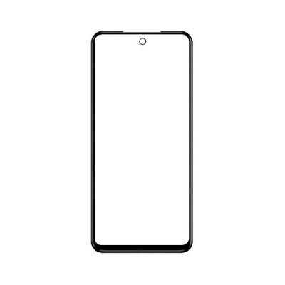 Replacement Front Glass For Xiaomi Redmi Note 9s Black By - Maxbhi Com