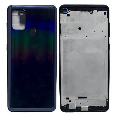 Full Body Housing For Samsung Galaxy A21s Black - Maxbhi Com