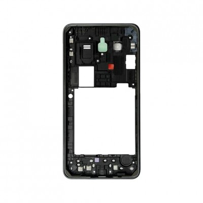 Lcd Frame Middle Chassis For Samsung Galaxy Grand Prime Plus Black By - Maxbhi Com