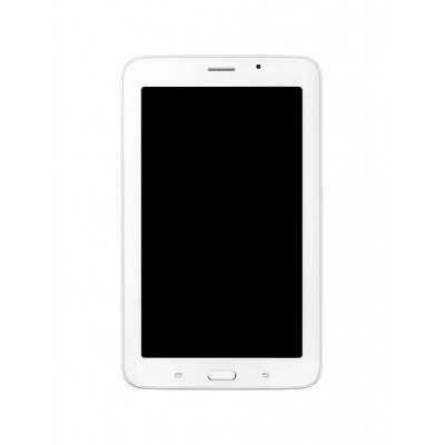 Lcd Frame Middle Chassis For Samsung Galaxy Tab 3 V White By - Maxbhi Com