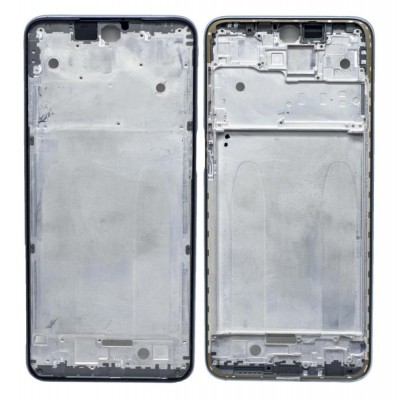 Lcd Frame Middle Chassis For Xiaomi Redmi Note 9 Pro Max White By - Maxbhi Com
