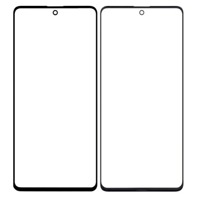 Replacement Front Glass For Samsung Galaxy A71 5g Black By - Maxbhi Com
