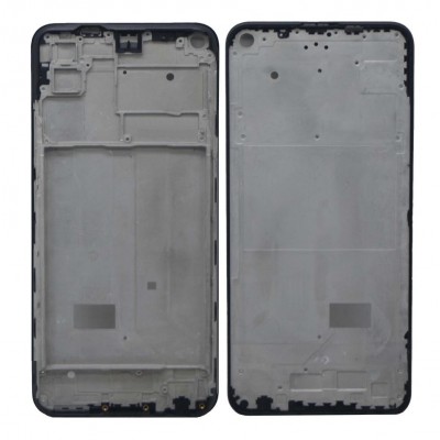 Lcd Frame Middle Chassis For Vivo Y50 Black By - Maxbhi Com