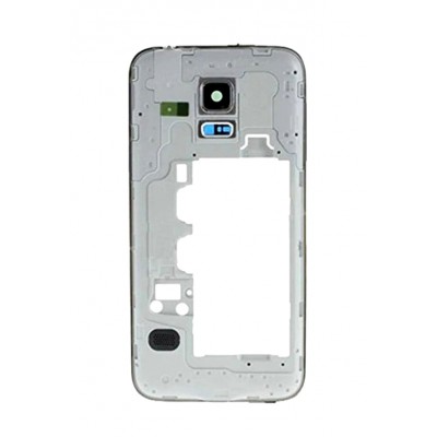 Lcd Frame Middle Chassis For Samsung Galaxy S5 Mini Duos G800h Black By - Maxbhi Com