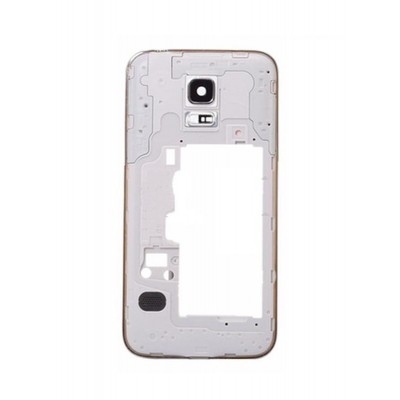 Lcd Frame Middle Chassis For Samsung Galaxy S5 Mini Gold By - Maxbhi Com