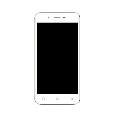 Lcd Frame Middle Chassis For Micromax Canvas Spark Q380 Silver By - Maxbhi Com