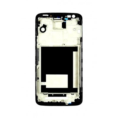 Lcd Frame Middle Chassis For Lg G2 D800 Black By - Maxbhi Com