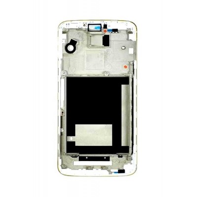 Lcd Frame Middle Chassis For Lg G2 White By - Maxbhi Com