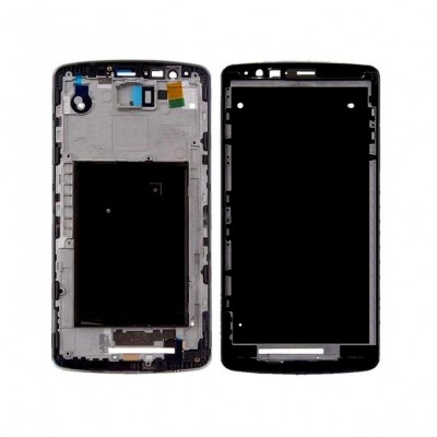 Lcd Frame Middle Chassis For Lg G3 D850 Black By - Maxbhi Com