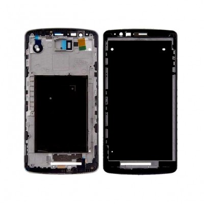 Lcd Frame Middle Chassis For Lg G3 Ls990 Black By - Maxbhi Com