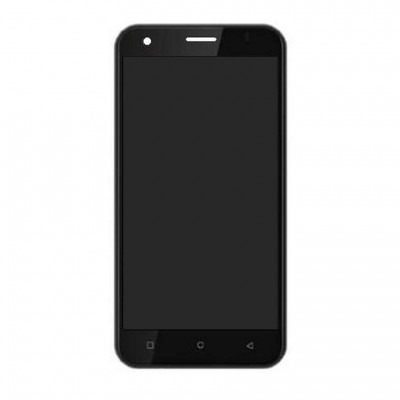 Lcd Frame Middle Chassis For Ivoomi Me5 Black By - Maxbhi Com