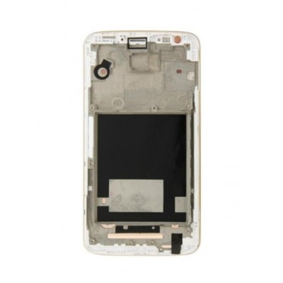 Lcd Frame Middle Chassis For Lg G2 F320 White By - Maxbhi Com