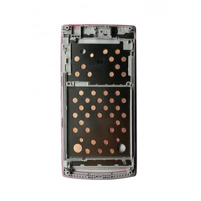 Lcd Frame Middle Chassis For Sony Ericsson Xperia Arc S Pink By - Maxbhi Com