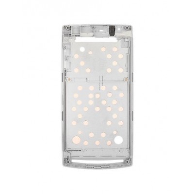 Lcd Frame Middle Chassis For Sony Ericsson Xperia Arc S White By - Maxbhi Com