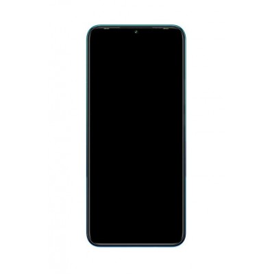 Lcd Frame Middle Chassis For Infinix Hot 9 Play Cyan By - Maxbhi Com