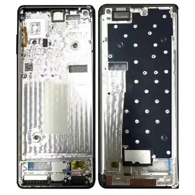 Lcd Frame Middle Chassis For Motorola Edge Plus White By - Maxbhi Com