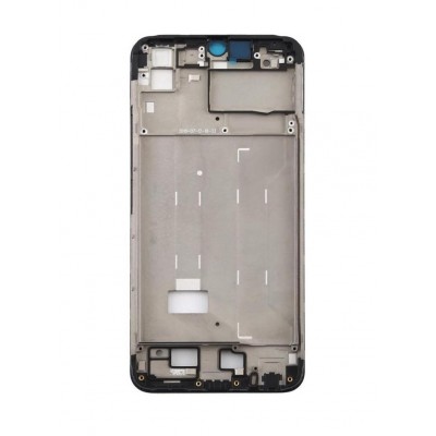 Lcd Frame Middle Chassis For Vivo Y11 2019 Black By - Maxbhi Com