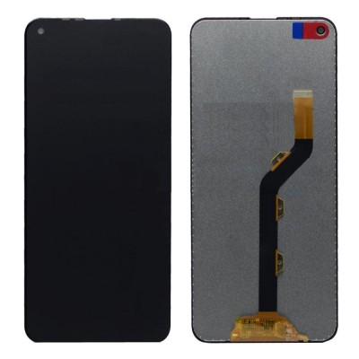 LCD with Touch Screen for Tecno Spark 5 White
