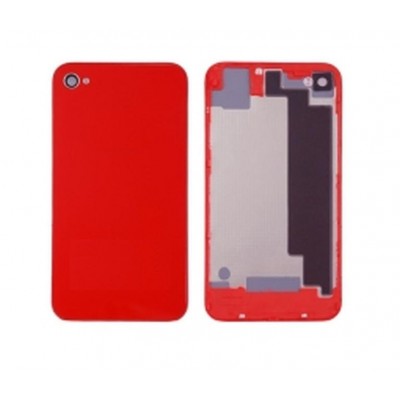 Back Cover For Apple Iphone 4s Red - Maxbhi Com