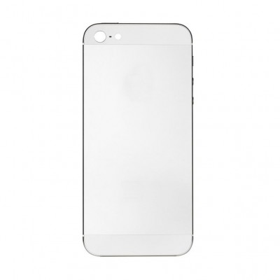 Back Cover For Apple Iphone 5 Green With White - Maxbhi Com