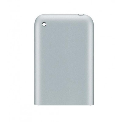 Back Cover For Apple Iphone Silver - Maxbhi Com