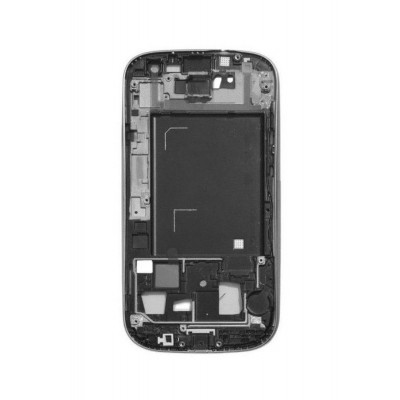 Lcd Frame Middle Chassis For Samsung Galaxy S3 Neo Black By - Maxbhi Com