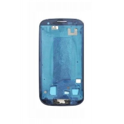 Lcd Frame Middle Chassis For Samsung Galaxy S3 Neo Blue By - Maxbhi Com