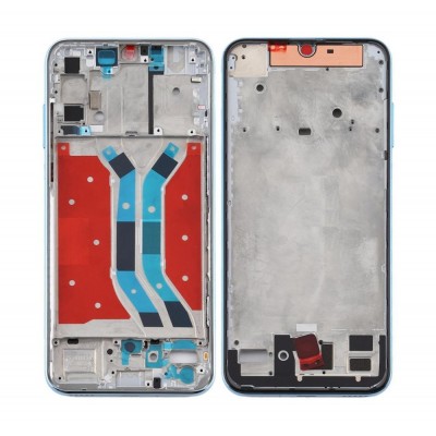 Lcd Frame Middle Chassis For Huawei Y8p Blue By - Maxbhi Com