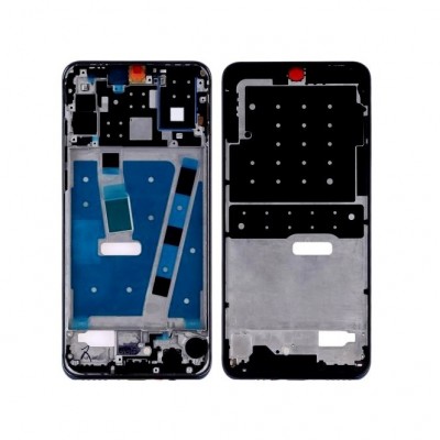 Lcd Frame Middle Chassis For Huawei P30 Lite New Edition Black By - Maxbhi Com