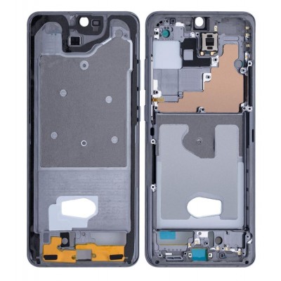 Lcd Frame Middle Chassis For Samsung Galaxy S20 Ultra Grey By - Maxbhi Com
