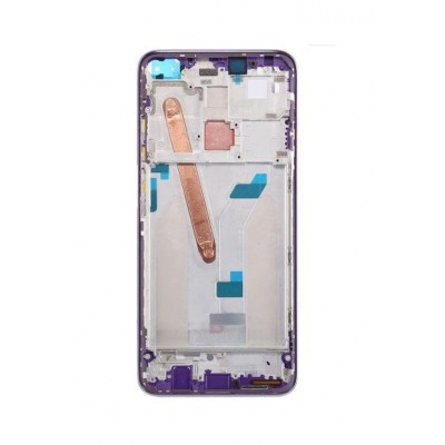 Lcd Frame Middle Chassis For Xiaomi Redmi K30 5g Purple By - Maxbhi Com