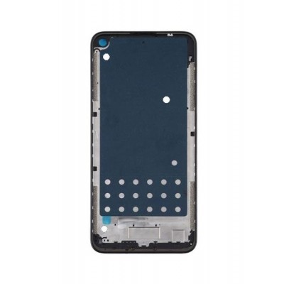 Lcd Frame Middle Chassis For Lg Q61 Black By - Maxbhi Com