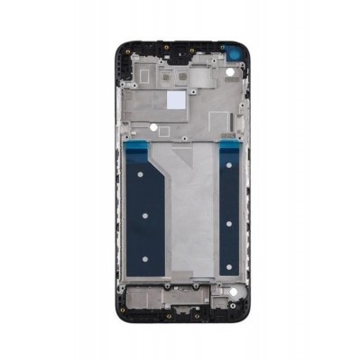 Lcd Frame Middle Chassis For Lg Q61 White By - Maxbhi Com