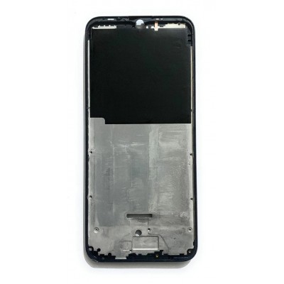 Lcd Frame Middle Chassis For Tecno Camon 12 Pro Black By - Maxbhi Com
