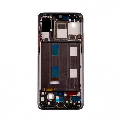 Lcd Frame Middle Chassis For Xiaomi Mi 9 Pro Black By - Maxbhi Com