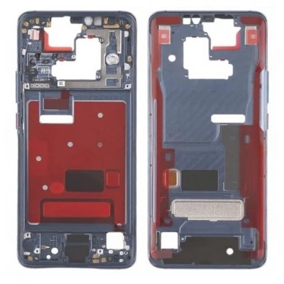 Lcd Frame Middle Chassis For Huawei Mate 20 White By - Maxbhi Com
