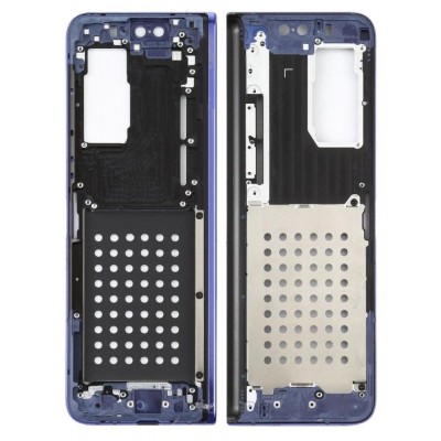 Lcd Frame Middle Chassis For Samsung Galaxy Fold Blue By - Maxbhi Com