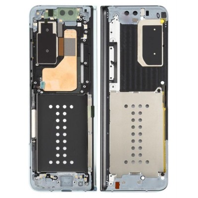 Lcd Frame Middle Chassis For Samsung Galaxy Fold White By - Maxbhi Com