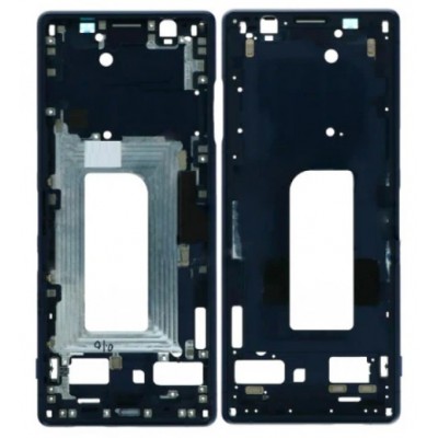 Lcd Frame Middle Chassis For Sony Xperia 5 Blue By - Maxbhi Com