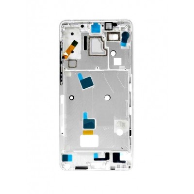 Lcd Frame Middle Chassis For Xiaomi Mi Mix 2s White By - Maxbhi Com