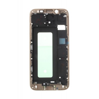 Lcd Frame Middle Chassis For Samsung Galaxy J7 2017 Gold By - Maxbhi Com
