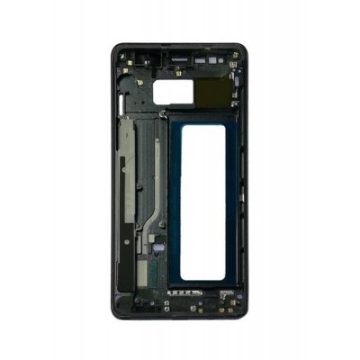 Lcd Frame Middle Chassis For Samsung Galaxy Note Fan Edition Black By - Maxbhi Com