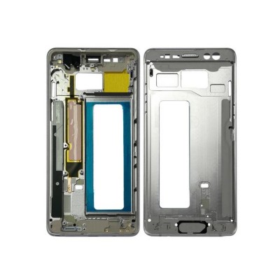 Lcd Frame Middle Chassis For Samsung Galaxy Note Fan Edition Silver By - Maxbhi Com