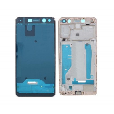 Lcd Frame Middle Chassis For Huawei Y5 2017 Pink By - Maxbhi Com