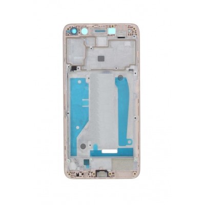 Lcd Frame Middle Chassis For Huawei Y5 2017 White By - Maxbhi Com