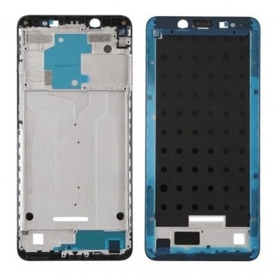 Lcd Frame Middle Chassis For Infinix Hot 5 Black By - Maxbhi Com