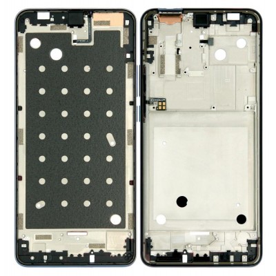 Lcd Frame Middle Chassis For Motorola One Hyper Blue By - Maxbhi Com