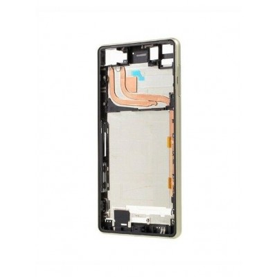 Lcd Frame Middle Chassis For Sony Xperia X Performance Gold By - Maxbhi Com