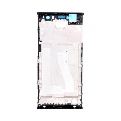 Lcd Frame Middle Chassis For Sony Xperia Xa2 Ultra Black By - Maxbhi Com